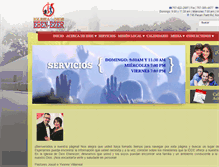 Tablet Screenshot of iglesiadediosebenezer.com